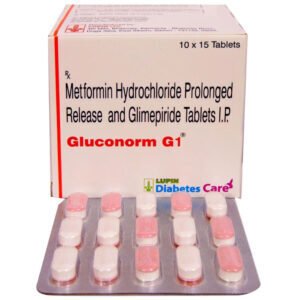 10 x gluconorm g1 tablet 15s 27 04 2026 e5503178 - SkyMedIdent