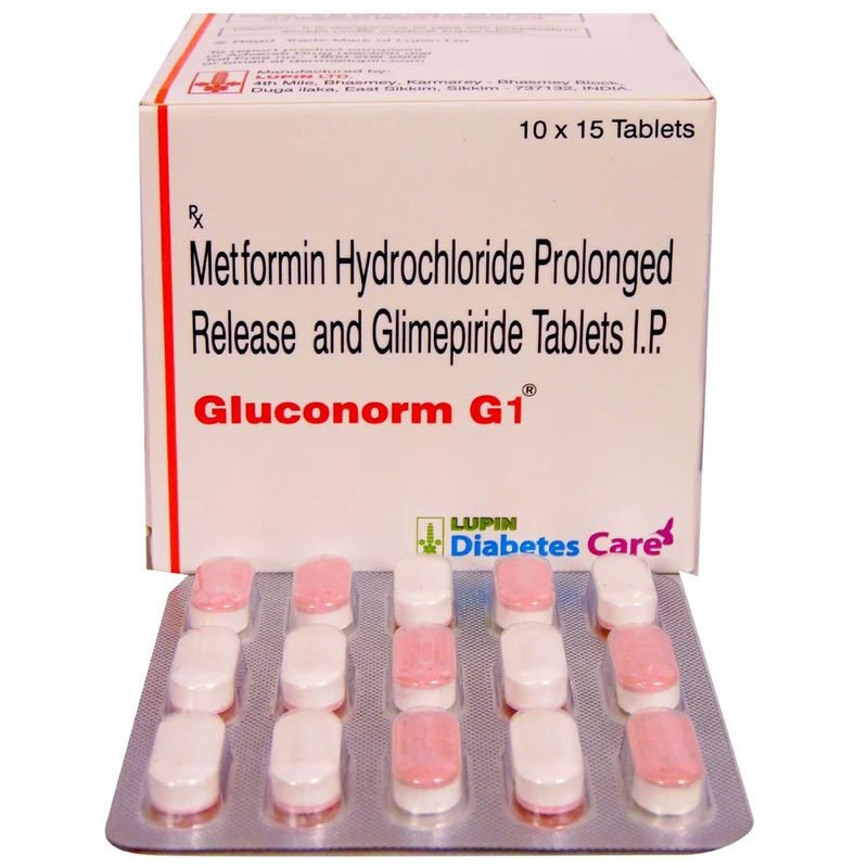 10 x gluconorm g1 tablet 15s 27 04 2026 e5503178 - SkyMedIdent