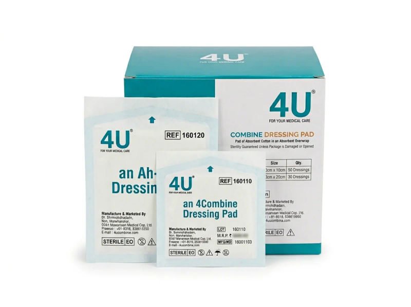 4u combine dressing pad sterile pad 10 x 20cm pack of 35 160120 20 06 2026 0ab4a8e6 - SkyMedIdent