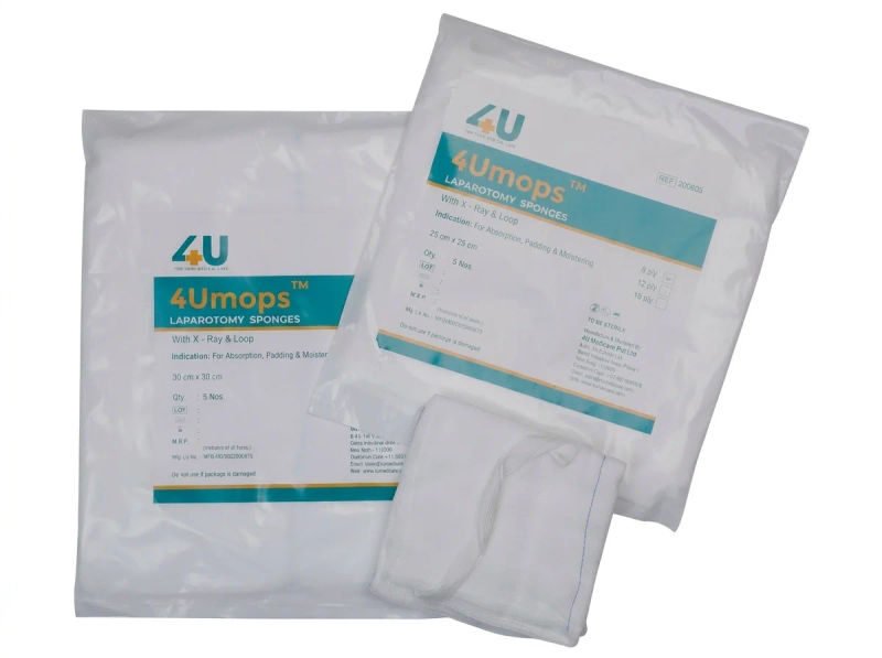 4umop laparotomy sponges mopping pad sterile with x ray line type 13 25cm x 25cm x 8 pl ry6oP78 - SkyMedIdent