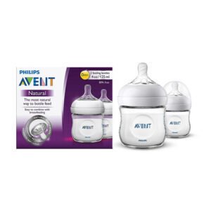 7b32899a6a444e7f8 1 PHILIPS AVENT Natural SCF030 20 125ml 2 Pc Pack Baby Bottle - SkyMedIdent