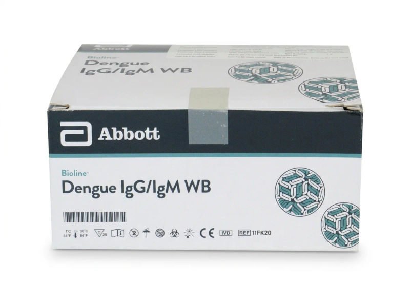 Abbott dengue iggigm wb d global rapid card pack of 25 test af11fk20 20 03 2026 289341fe - SkyMedIdent