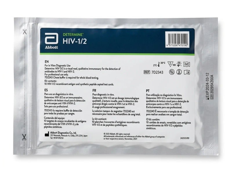 Abbott determine hiv 12 rapid card pack of 100 tests 20 03 2026 6c802f85 - SkyMedIdent