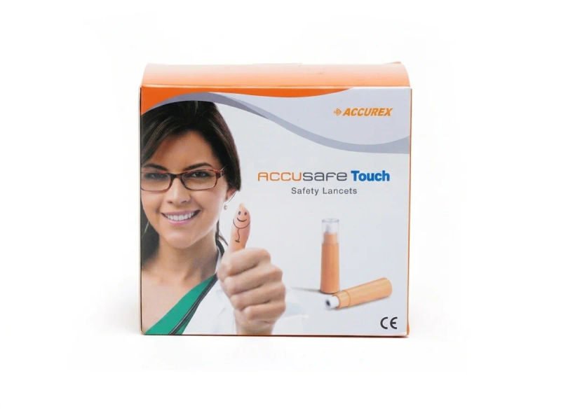 Accurex safety lancets 28g pack of 100 04 05 2026 a19a4d8a - SkyMedIdent