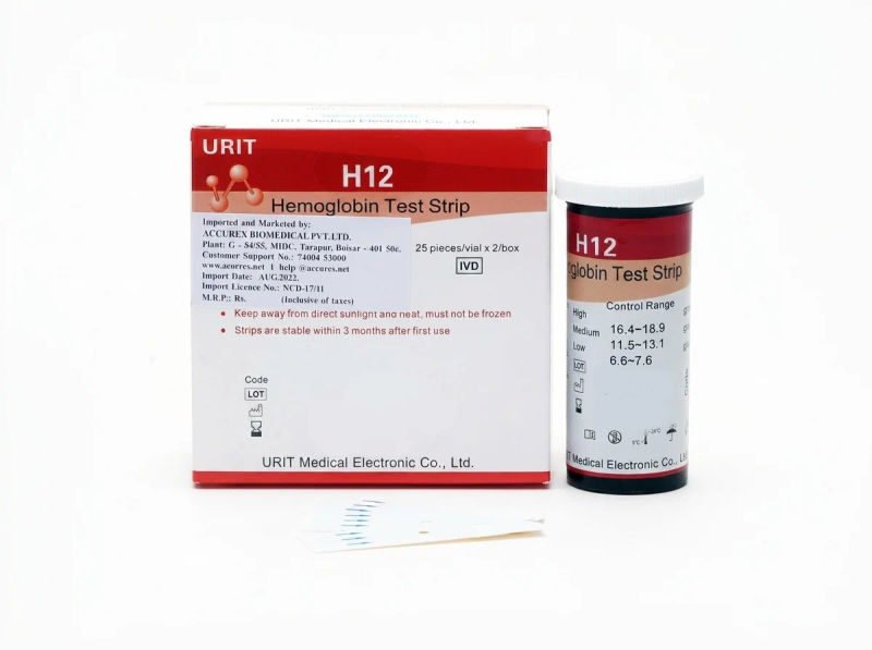 Accurex urit hemoglobin test h12 strips 50 strips 12 05 2026 ce132ed9 - SkyMedIdent
