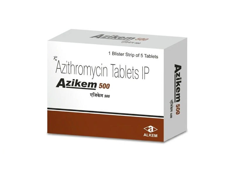 Azikem 500mg Tablet 5's
