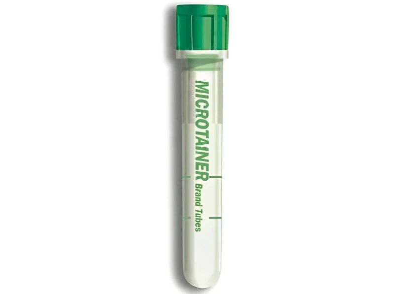Bd lithium heparin microtainer with microgard mini blood collection tube 200 400ul pack zZBnlSZ - SkyMedIdent