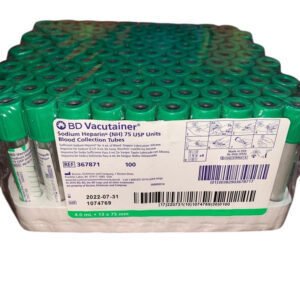 Bd sodium heparin vacutainer blood collection tube 4ml pack of 100 367871 13 02 2025 b2a4180f - SkyMedIdent