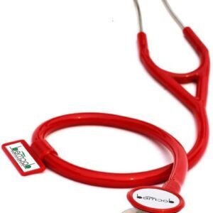C2b6fec7c7384bea8 2 docmed Dual Head Stethoscope Cardiology DM 18 Red - SkyMedIdent