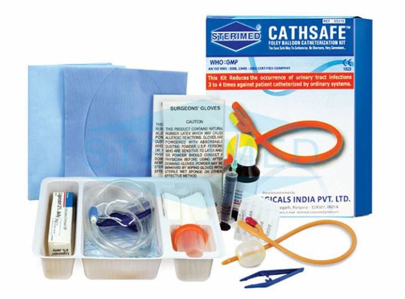 Sterimed Cathsafe Foley Balloon Catheterization Kit (SS 518)