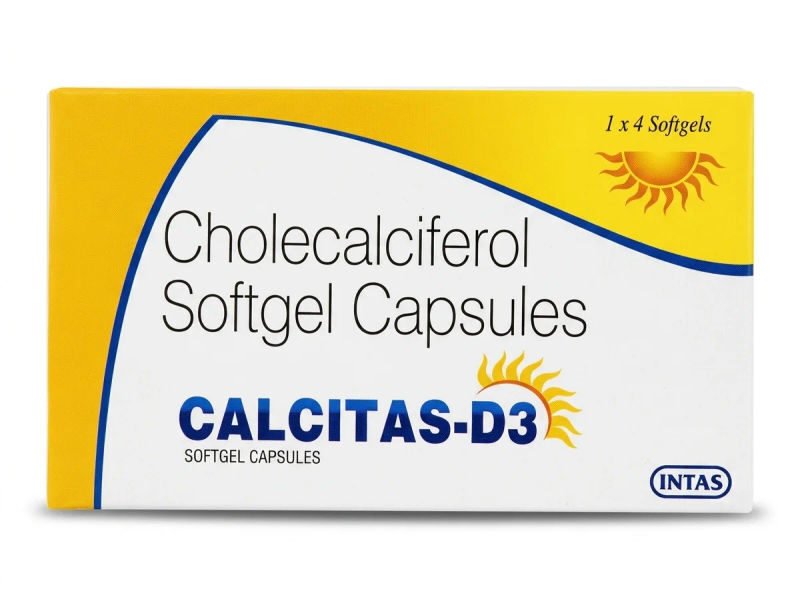 Calcitas D3 Capsule 4's