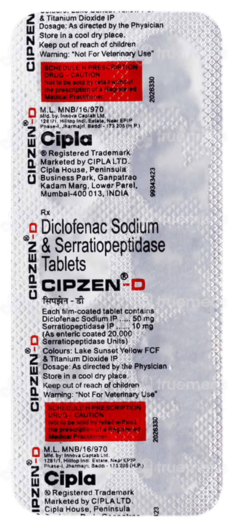 Cipzen d tablet 10s 19 03 2026 67517ead - SkyMedIdent