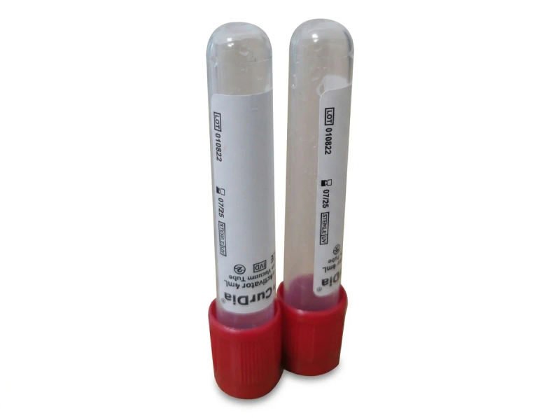 Curdia clot activator non vacuum blood collection tube 4ml pack of 100 pieces 25 03 202 V2dOU94 - SkyMedIdent