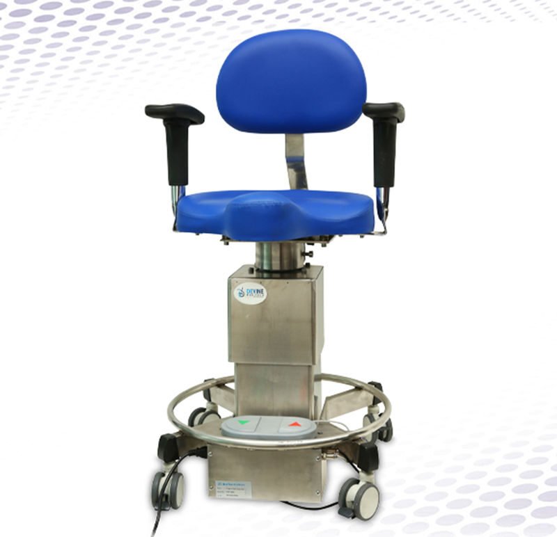 Dayal motorised surgeon chair stainless steel with battery backup 13 03 2025 fe0fb59c - SkyMedIdent