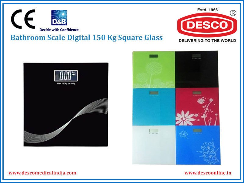 Desco bathroom scale 150kg square glass hsad 121 19 02 2026 0734189e - SkyMedIdent