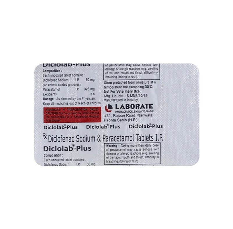 Diclolab plus tablet 10s 22 04 2026 13327843 - SkyMedIdent