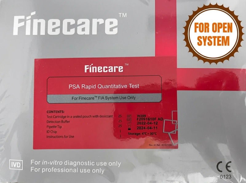 Finecare free prostate specific antigen fpsa rapid quantitative test pack of 25 22 05 2 4DERZlS - SkyMedIdent