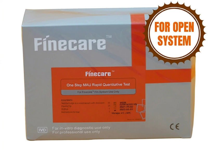 Finecare urine microalbumin mau rapid quantitative test pack of 25 22 05 2026 b011a6f3 - SkyMedIdent