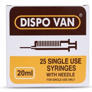 Hmd dispovan 20ml syringe with needle 21g x 15inch pack of 25 20 06 2026 e28d61b2 - SkyMedIdent