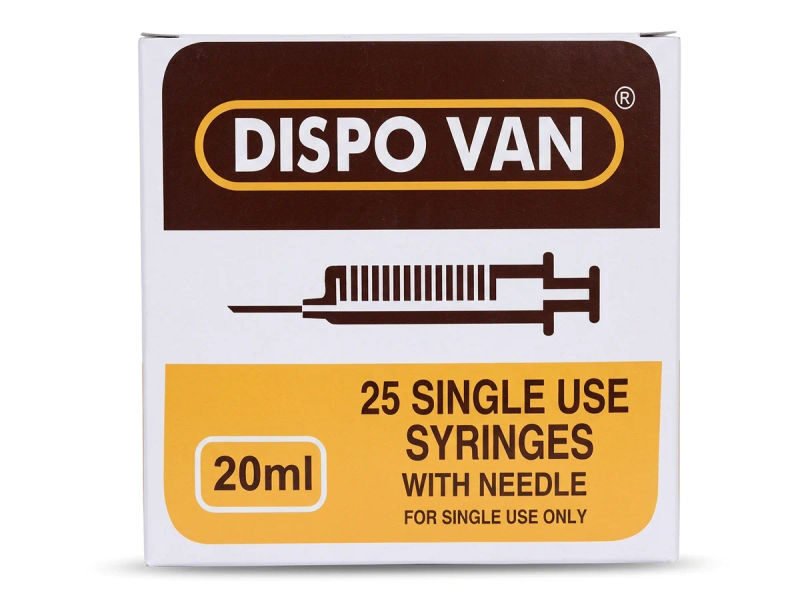 Hmd dispovan 20ml syringe with needle 21g x 15inch pack of 25 20 06 2026 e28d61b2 - SkyMedIdent