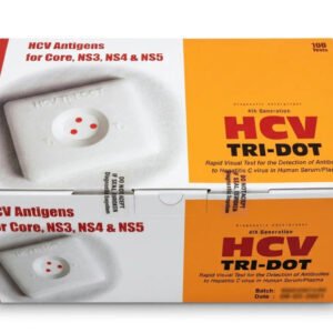 J. Mitra HCV Tri-Dot Rapid Card – Pack of 100 Tests