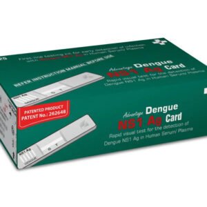 J.Mitra Advantage Ns1 Ag Dengue Rapid Card – Pack of 25 Tests (IR041025)