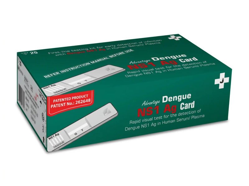 Jmitra advantage ns1 ag dengue rapid card pack of 25 tests ir041025 08 04 2026 19fbdb3d - SkyMedIdent