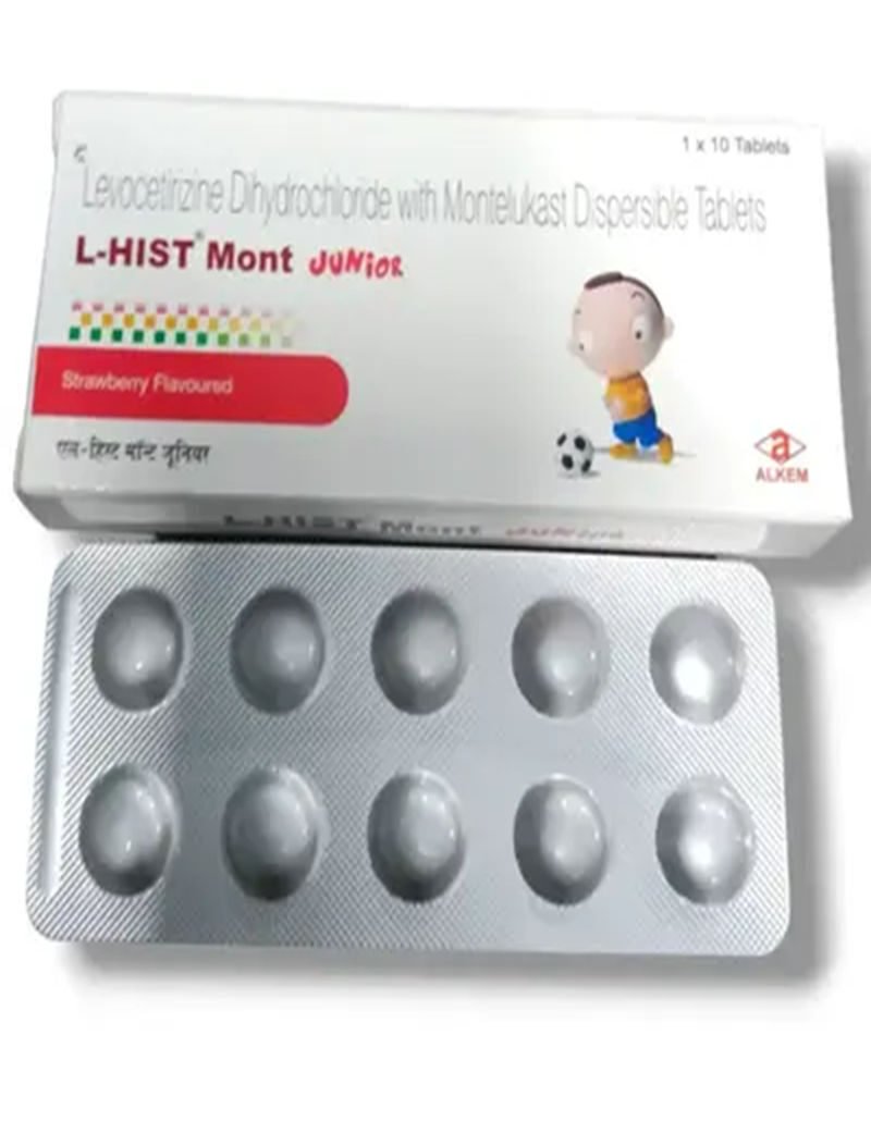 L Hist Mont Junior Tablet 10's