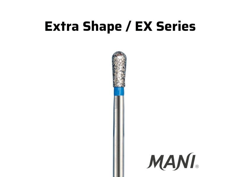 Mani extra shape ex special series regular shank diamond burs standard blue ex 20 06 04 WGQ7Ew7 - SkyMedIdent