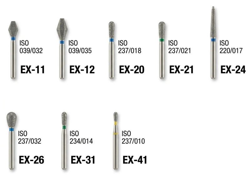 Mani extra shape ex special series super short shank diamond burs standard blue ex ss14 KxJKNnZ - SkyMedIdent