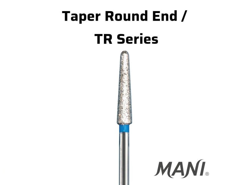 Mani taper round end tr series regular shank diamond burs extra fine yellow tr 25ef 06 7rNvB0x 1 - SkyMedIdent