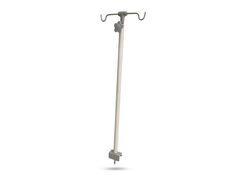 Mb bed attached folding iv stand powder coated with ss 202 rod ps381 18 03 2026 7d133fbc - SkyMedIdent