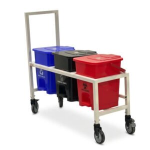 Mb bio waste trolley 15l x 3 fully powder coated ps491 18 03 2026 3bb539f0 - SkyMedIdent