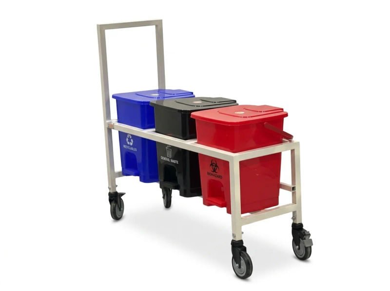 Mb bio waste trolley 15l x 3 fully powder coated ps491 18 03 2026 3bb539f0 - SkyMedIdent