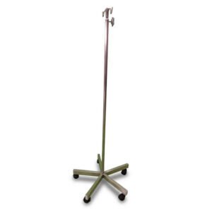 Mb castor base iv stand 5 legs fully powder coated with ss202 rod ps383 18 03 2026 89ed1333 - SkyMedIdent