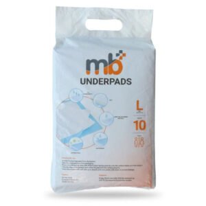 mb+ Underpad 60cm x 90cm – Large Pack of 10 Pieces