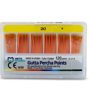 Meta biomed iso standard colour coded 2 gutta percha points assorted 15 40 16 03 2026 ec4be04d - SkyMedIdent