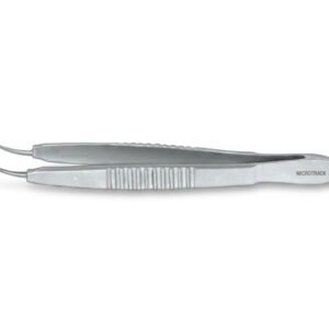 Microtrack swiss model iris forceps 1 x 2 teeth curved ms 40020 04 06 2026 167d277d - SkyMedIdent