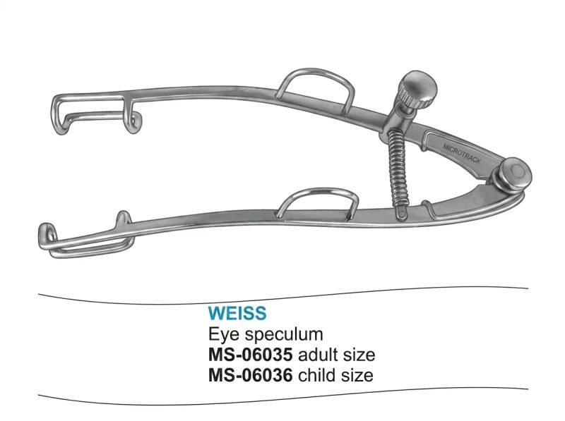 Microtrack weiss eye speculum solid blade adult ms 06037 12 06 2026 77e1e82a - SkyMedIdent