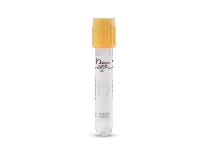 Nasmed Gel + Clot Activator Vacuum Blood Collection Tube - 2ml Pack of 100 Tubes (NVGC2)