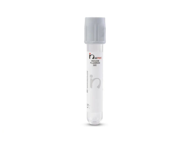Nasmed sodium fluoride vacuum blood collection tube 2ml pack of 100 tubes nvsf2 10 04 2 3RVMy5l - SkyMedIdent