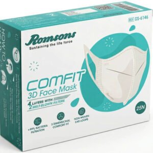 Romsons comfit 3d face mask pack of 25 gs 6146 20 06 2026 0a1f0414 - SkyMedIdent