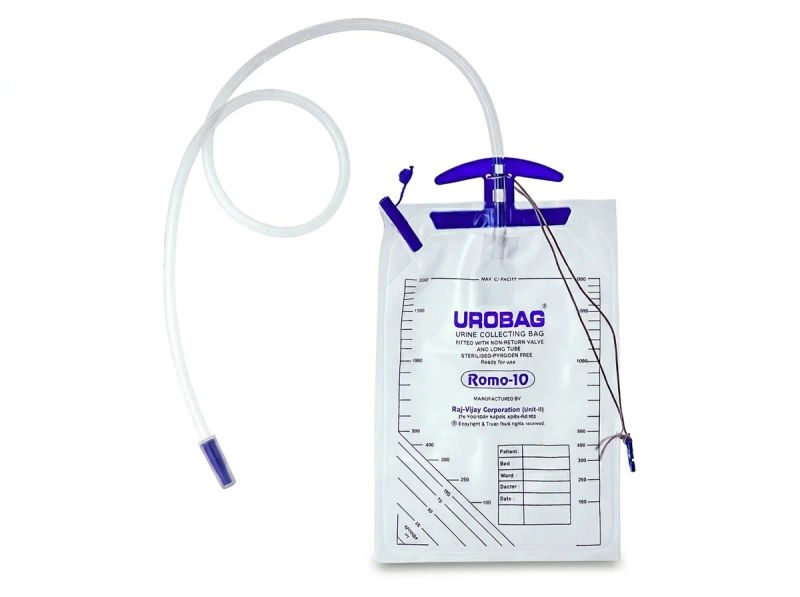 Romsons Romo-10 Urine Collection Bag - 100cm Pack of 25 (DB-1070)