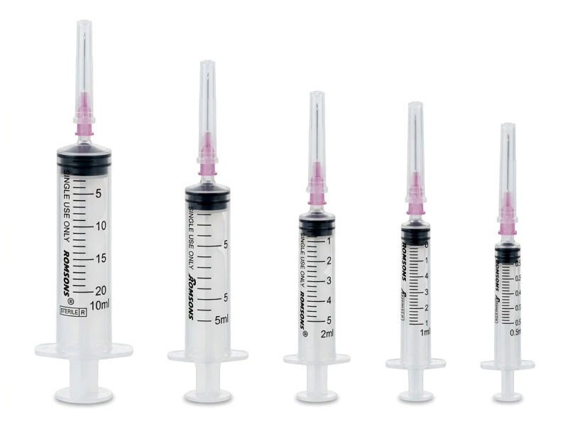 Romsons romo jet 10ml syringe with needle 22g x 15inch pack of 50 ss 6084 21 06 2026 dd6bdc6d - SkyMedIdent