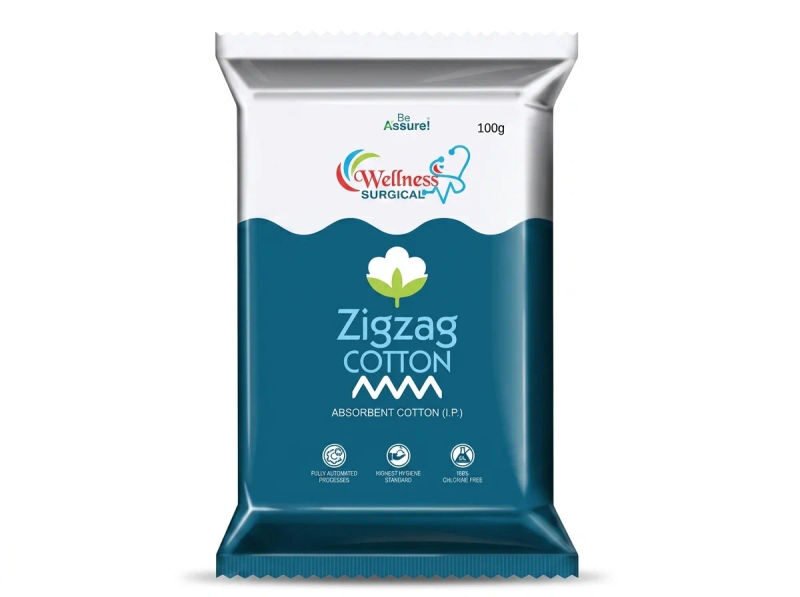 Wellness Surgical Zigzag Cotton - 200gram