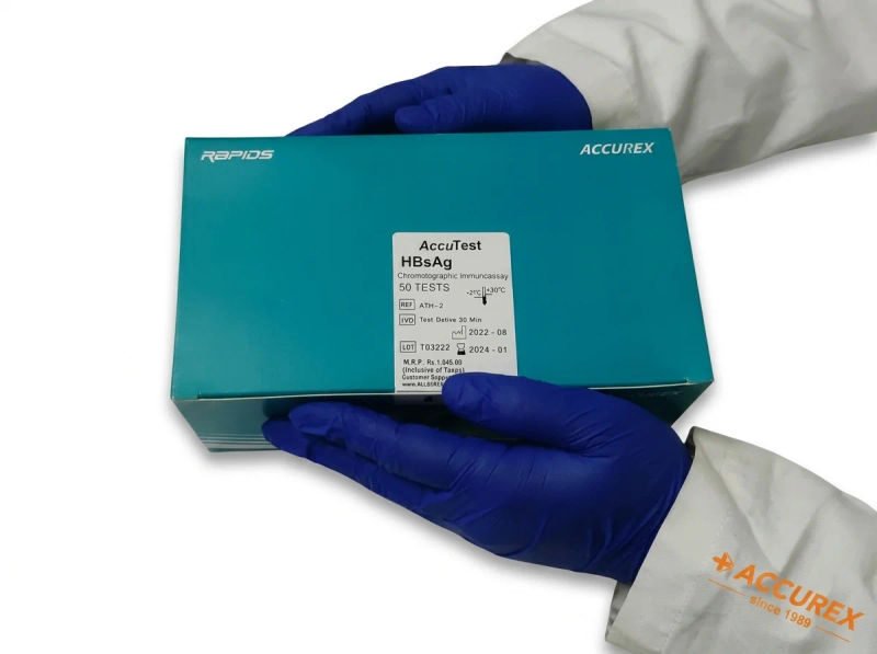 Accurex accutest hbsag rapid card pack of 50 tests 11 05 2026 fead25d3 - SkyMedIdent