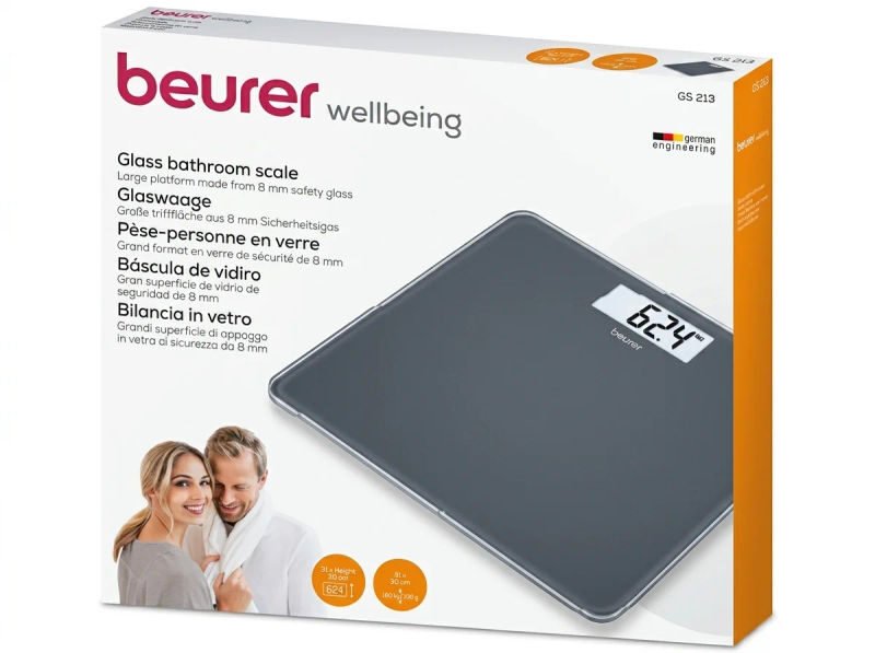 Beurer digital glass scale gs 213 17 06 2026 34728833 - SkyMedIdent