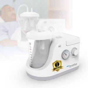 Bpl portable phlegm suction pump machine with 1l jar white 15 04 2026 feb20806 - SkyMedIdent