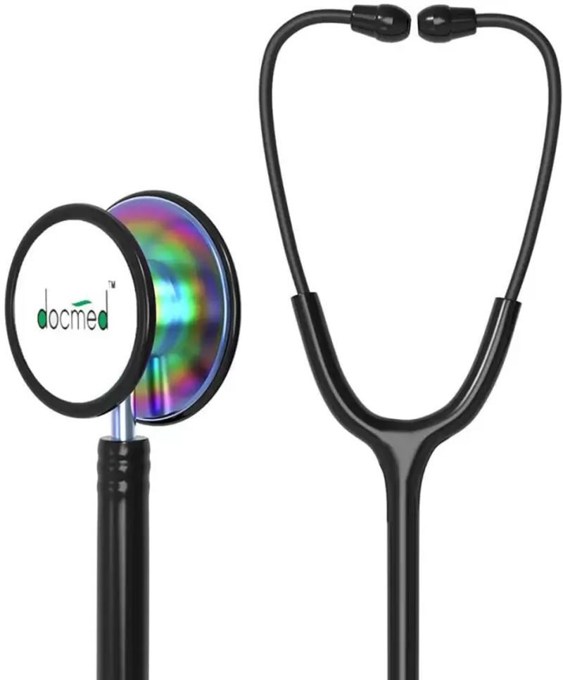 D2ca53630ee449009 1 docmed Dual Head Stethoscope Cardiology Rainbow - SkyMedIdent