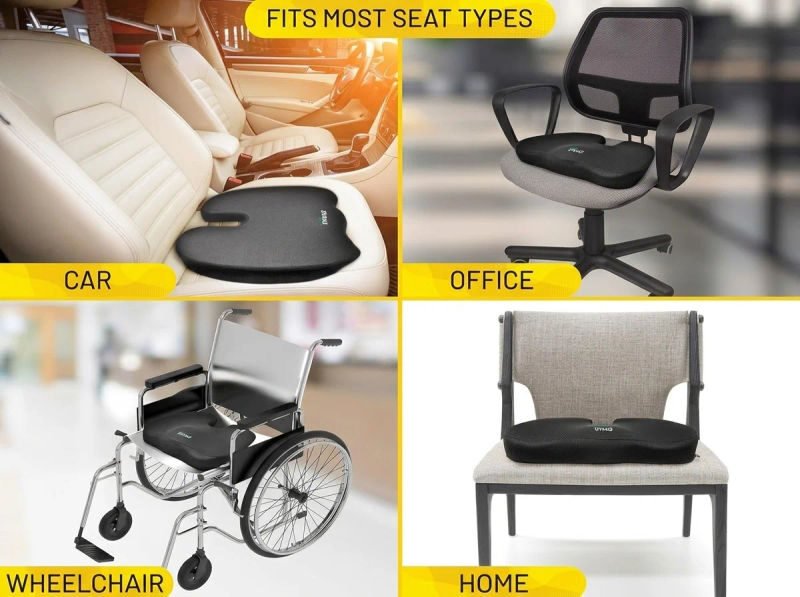 Dyna Coccyx Seat Cushion - Black Universal (6250)